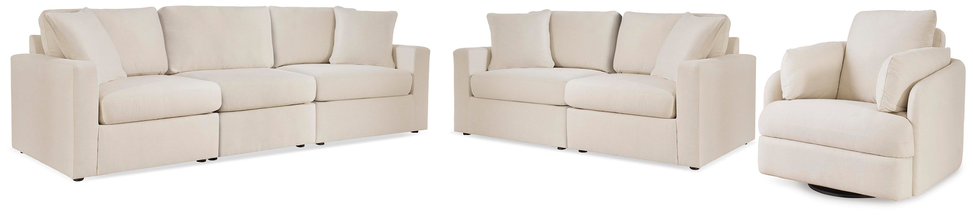 Modmax Oyster Modmax Sofa, Loveseat and Recliner