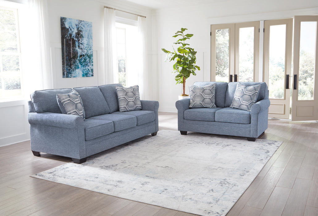 Carissa Manor Denim Carissa Manor Sofa and Loveseat