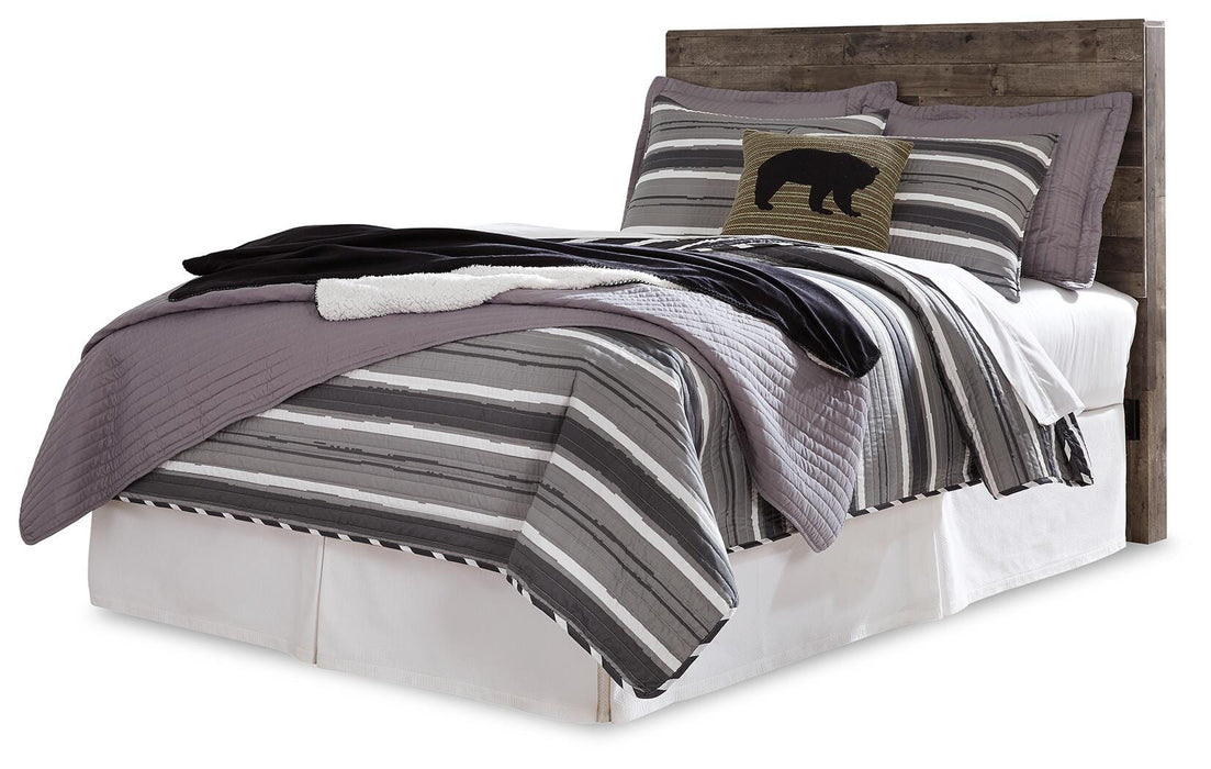 Derekson Multi Gray Full Panel Headboard