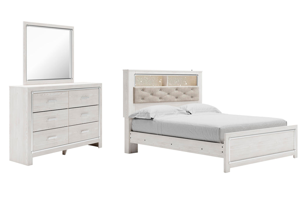 Altyra White Bookcase Bedroom Collection