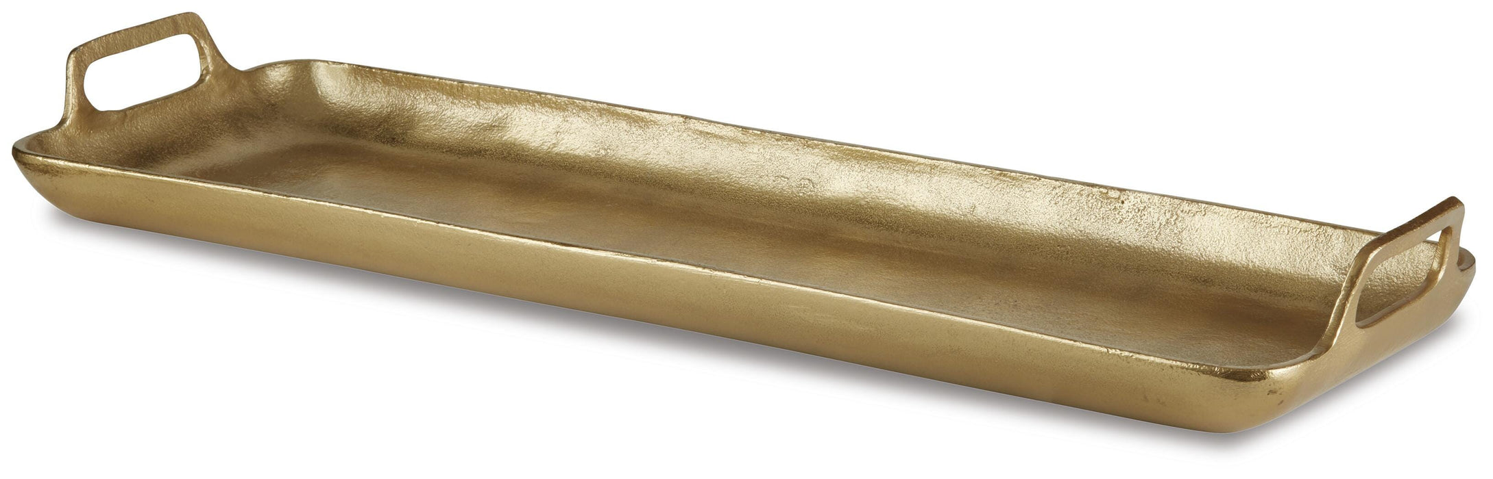 Posy Gold Finish Tray