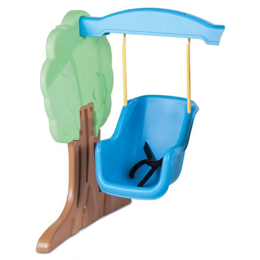 Little Tikes Hide and Seek Climber and Swing - Kids Slide Backyard Play Set - open_box