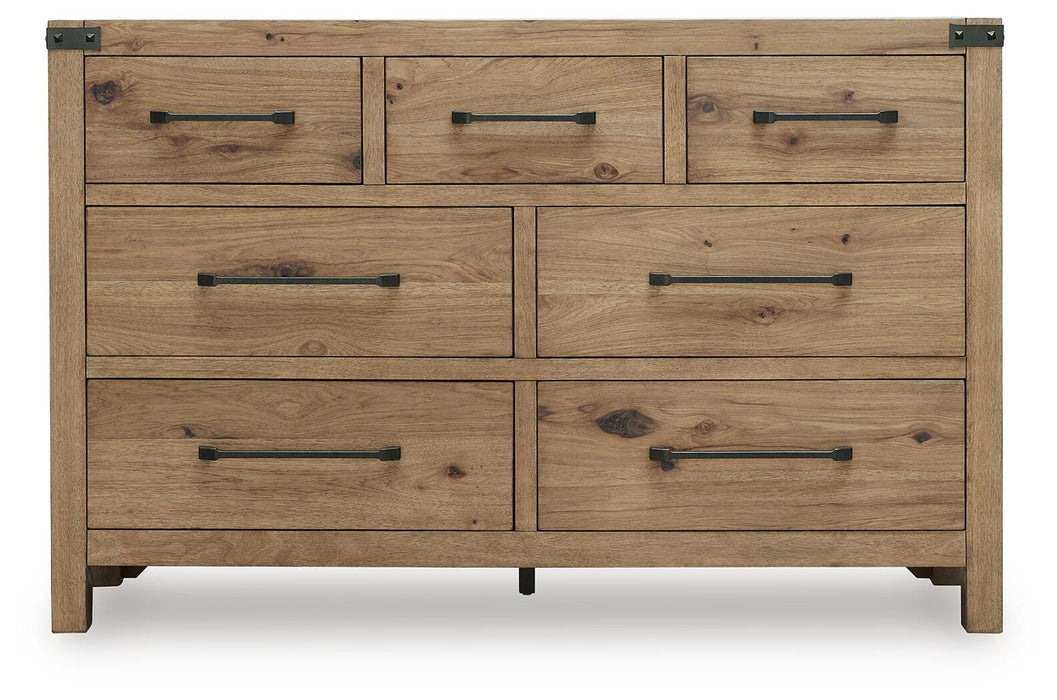 Ridgester Light Brown Bedroom Furniture Pieces