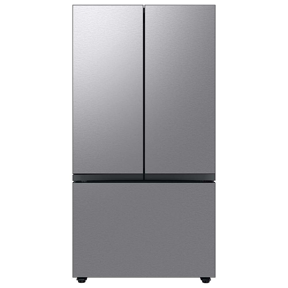 Bespoke 24 cu. ft. 3-Door French Door Smart Refrigerator with Beverage Center in Stainless Steel, Counter Depth - use_like_new