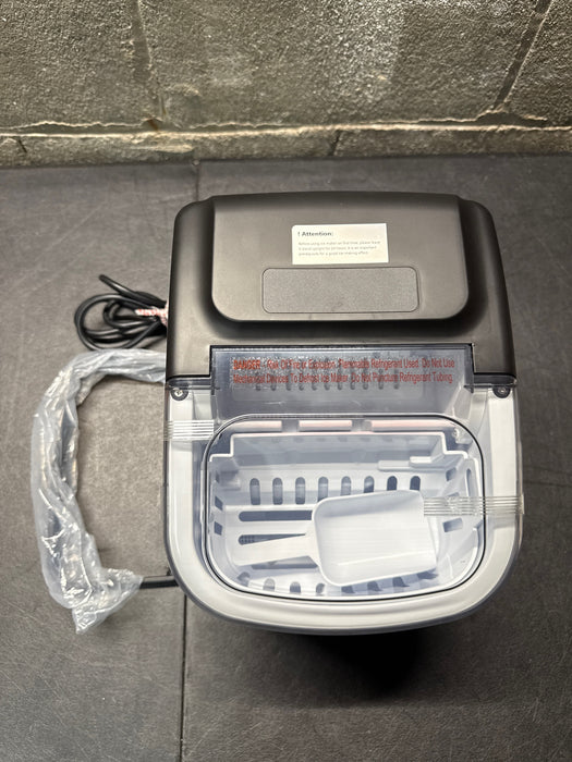 Xbeauty Nugget Ice Maker-Nugget Ice Maker Countertop Up to 35lbs of Ice a Day with Self-Cleaning,Removable Ice Basket&Scoop for Home/Kitchen/Office/Party - new