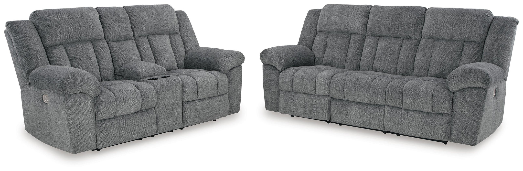 Tip-Off Slate Tip-Off Sofa and Loveseat
