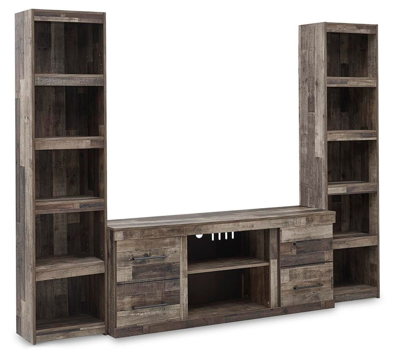 Derekson Multi Gray Derekson 3-Piece Entertainment Center