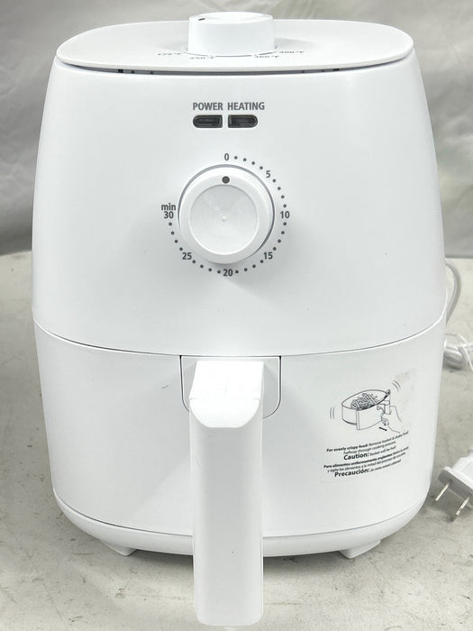 Mainstays 2.2 qt Air Fryer, Arctic White - Automatic Shutoff - new