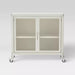 2 Door Metal Rolling Locker Storage Cabinet Chalk White - Room Essentials™