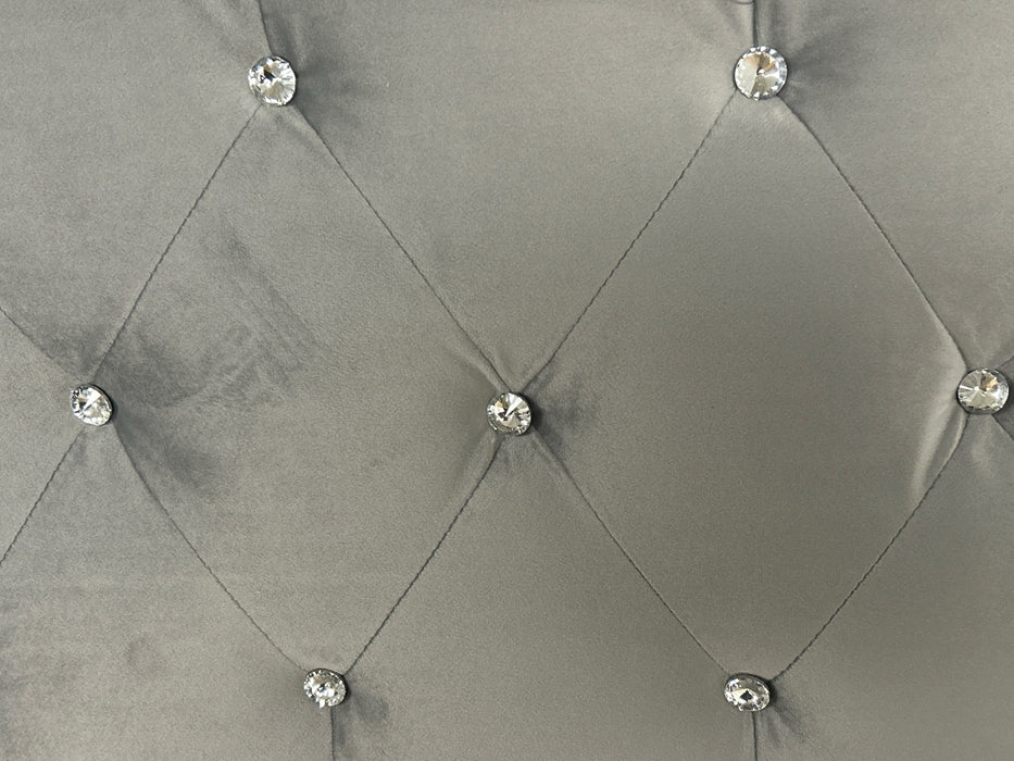 queen Chalet Posh Upholstered Headboard - new