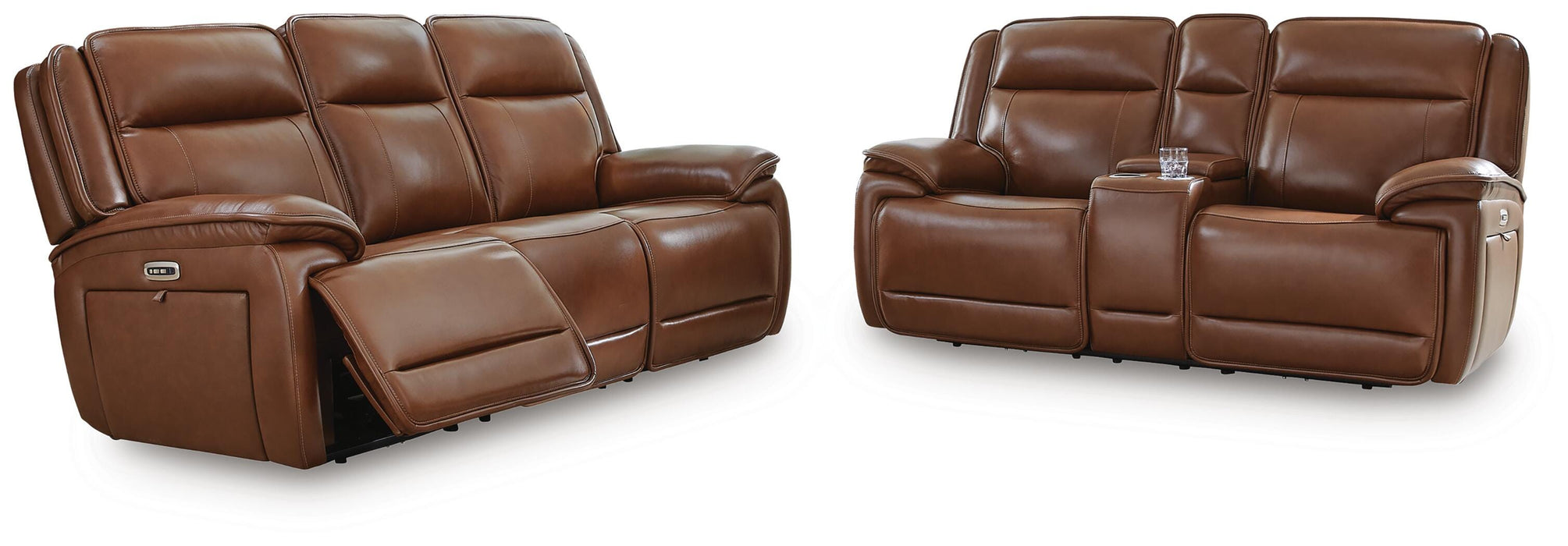 Healy Pier Chocolate Healy Pier Sofa and Loveseat