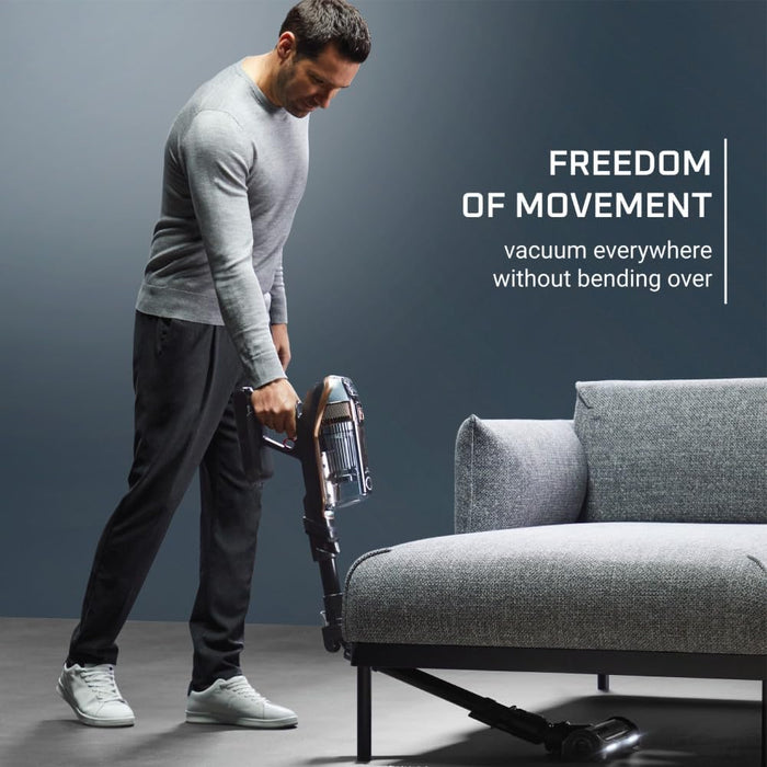 Rowenta, Cordless Vacuum Cleaner, X-Force Flex 15.60 Vacuum, 30.4 Oz XL Dust Container, Flex technology, Automatic Floor Detection, 80Min Run Time, 3Hr Charging Time, For Pet, 230 Air Watts,