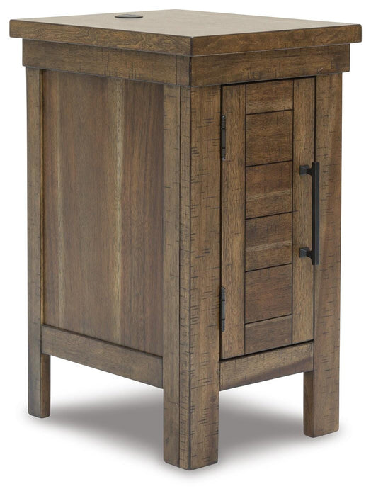 Moriville Grayish Brown Chair Side End Table