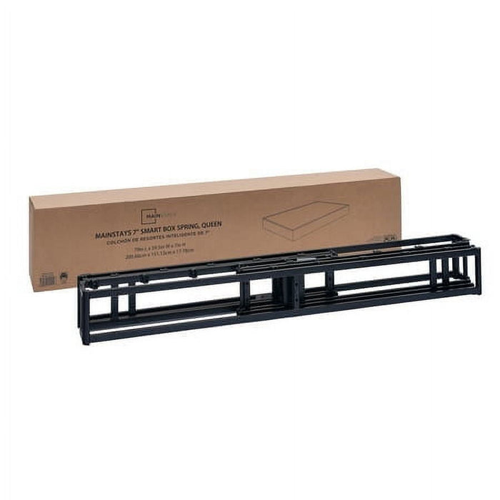 Mainstays 7" Queen High Profile Easy Assembly Smart Metal Box Spring - new