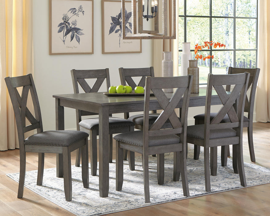 Caitbrook Gray RECT DRM Table Set (7/CN)