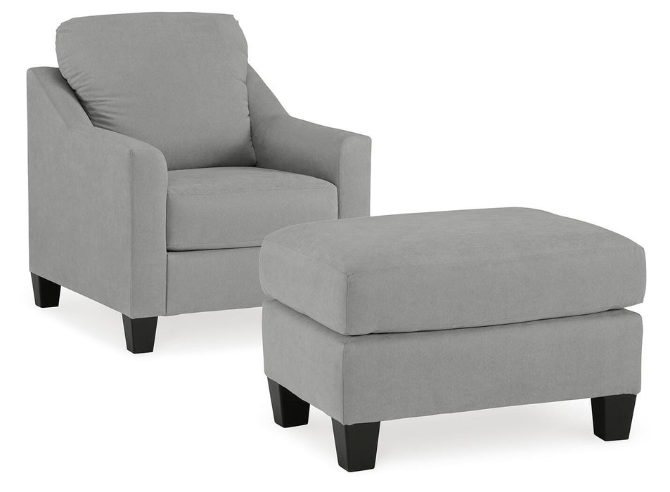 Adlai Shadow Adlai Chair and Ottoman