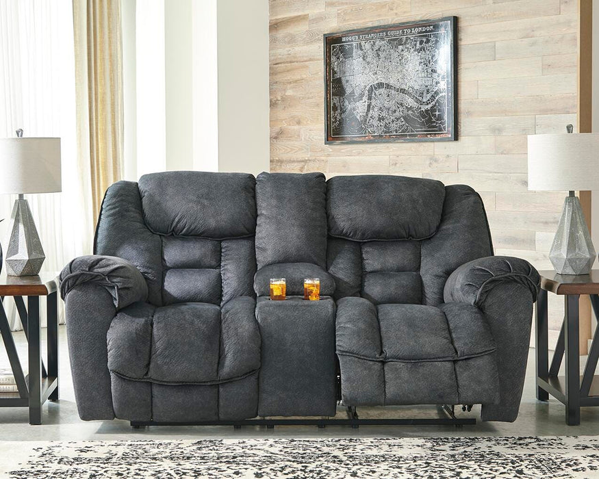 Capehorn Granite DBL Rec Loveseat w/Console