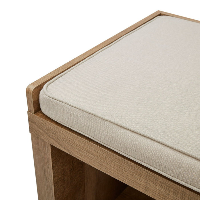 Better Homes & Gardens 3-Cube Shoe Storage 44.65" Bench, Weathered - new