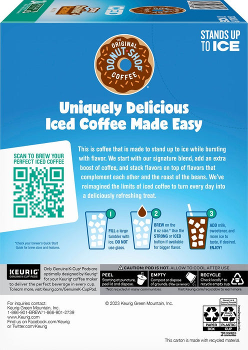 The Original Donut Shop - Iced Duos Cookie + Caramel K Cup Pods 24ct - new