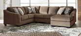 Graftin Teak Graftin 3-Piece Sectional with Chaise