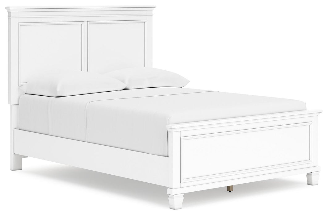 Fortman White Fortman Full Panel Bed