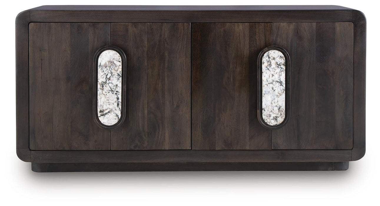 Elliston Espresso Brown Accent Cabinet