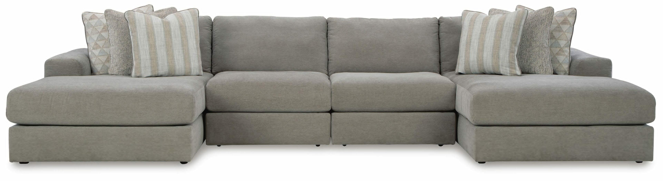 Avaliyah Ash Avaliyah 4-Piece Double Chaise Sectional