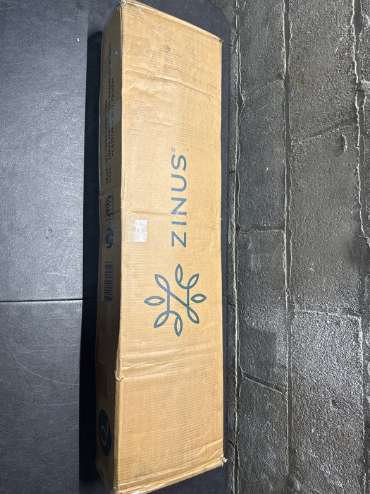 Zinus 35" Shen Bamboo Wood and Metal Platform Bed Frame, Queen - new