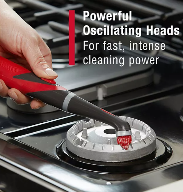 Rubbermaid Power Scrubber 5 Piece Set With Replaceable Heads - open_box