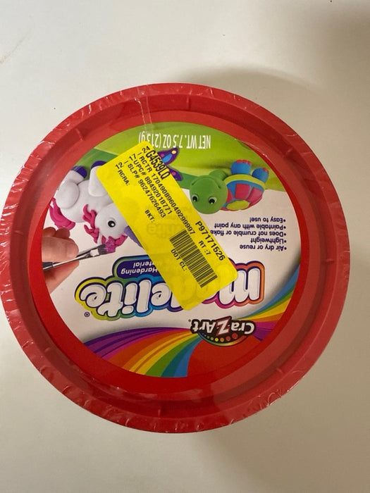 Cra-Z-Art Modelite 7.5oz of Lite Weight Modeling Clay, White, Child Ages 3 and up - new