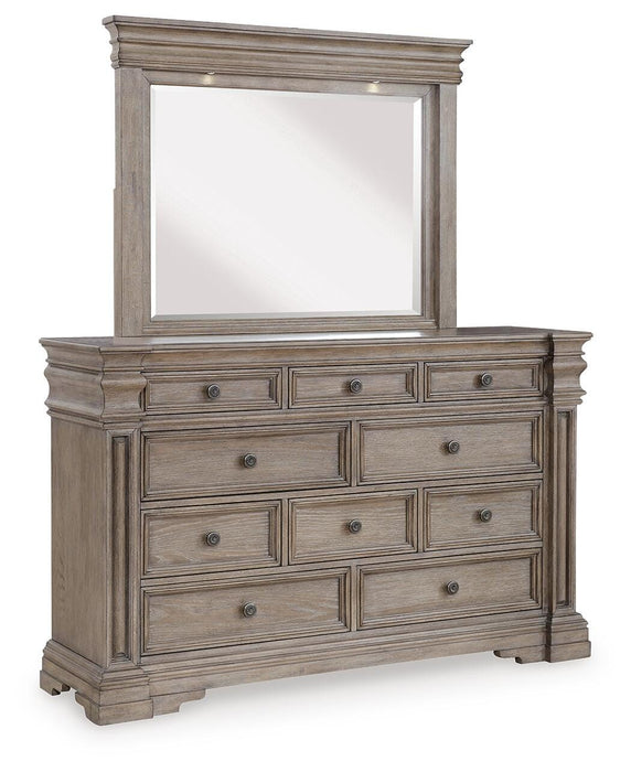 Blairhurst Light Grayish Brown Blairhurst Dresser and Mirror