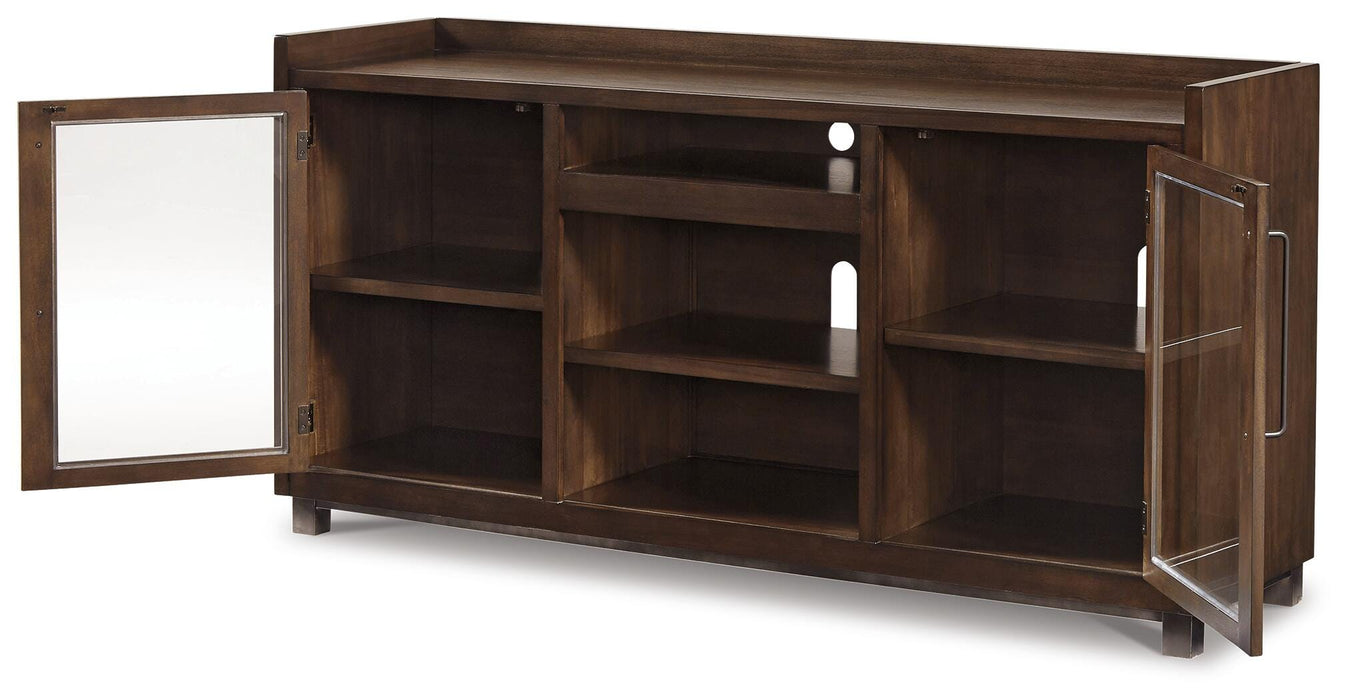 Starmore Brown Starmore 70" TV Stand with Electric Fireplace - Brand New