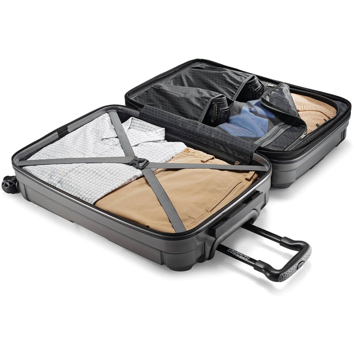 American Tourister Cargo Max 28 Hardside Large Checked Spinner Luggage Single Piece - Olive - new