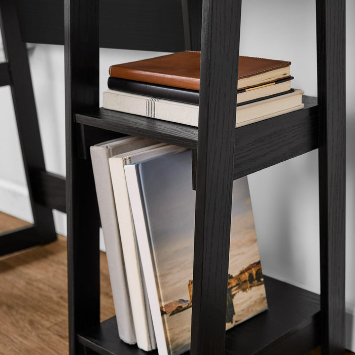 Mainstays Quick Assembly Desk, Black Finish - new