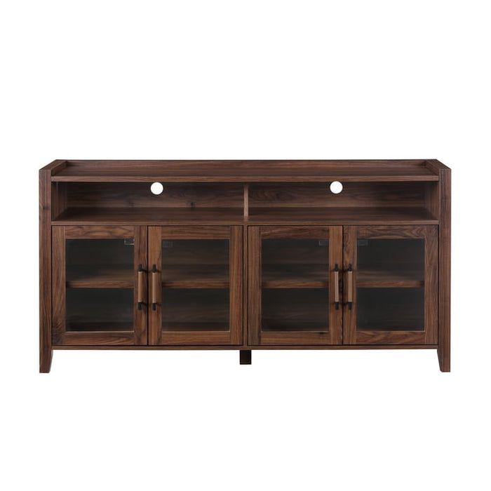 Better Homes & Gardens Reading Refined Farmhouse TV Stand for TVs up to 65", Walnut Finish - new