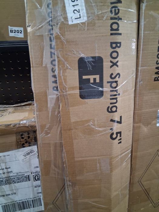 Metal box spring 7.5 inch full size - open_box