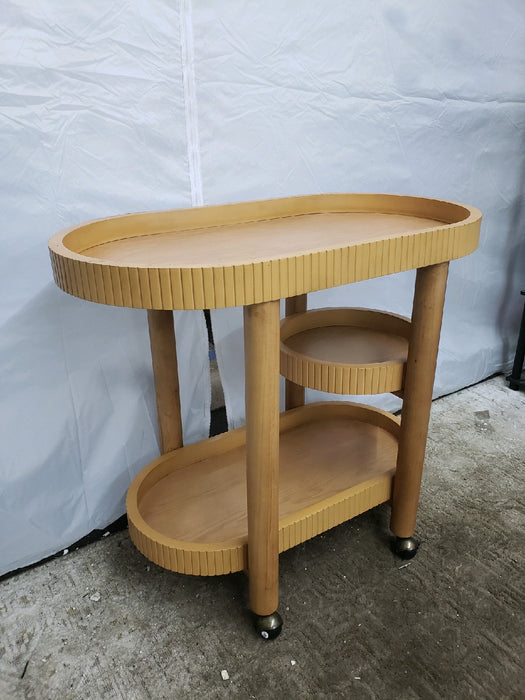 Beautiful Drew Bar Cart by Drew Barrymore, Warm Honey - new