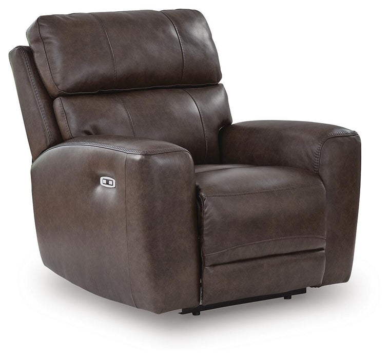 Beadel Smoke PWR Recliner/ADJ Headrest