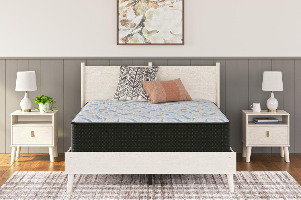Elite Springs Plush Gray/Blue Mattress