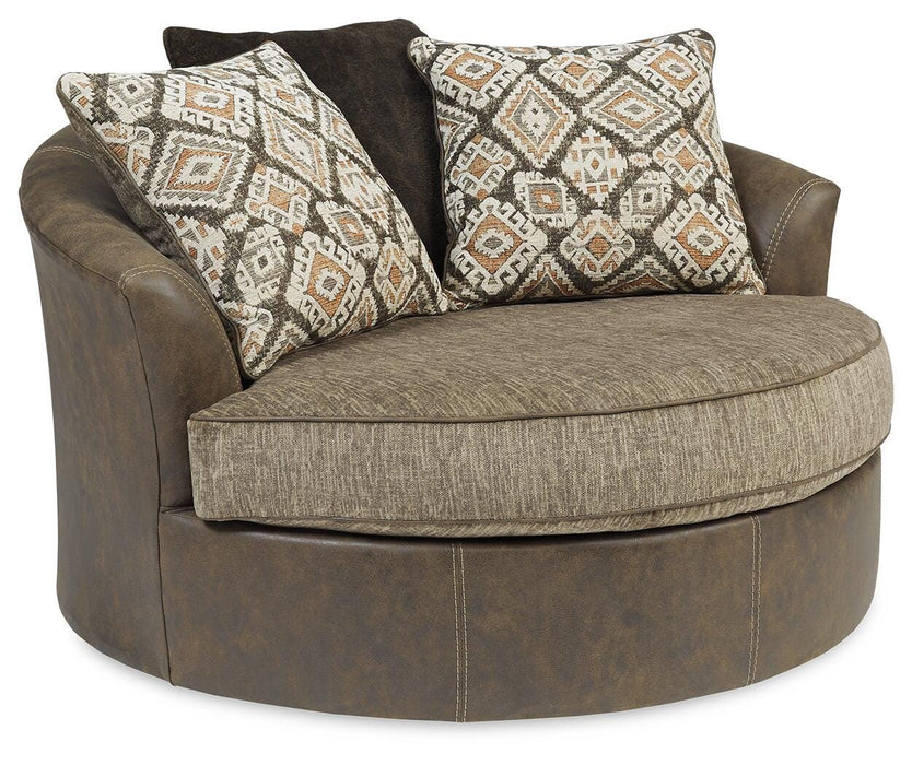 Abalone Chocolate Living Room Collection
