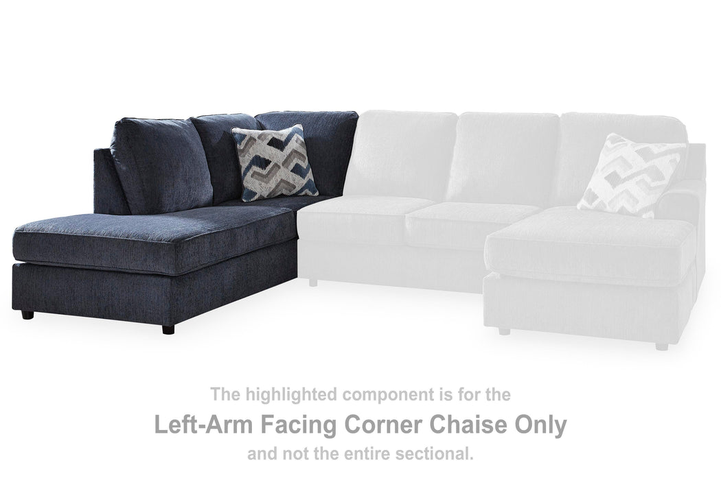 Albar Place Cobalt Living Room Collection