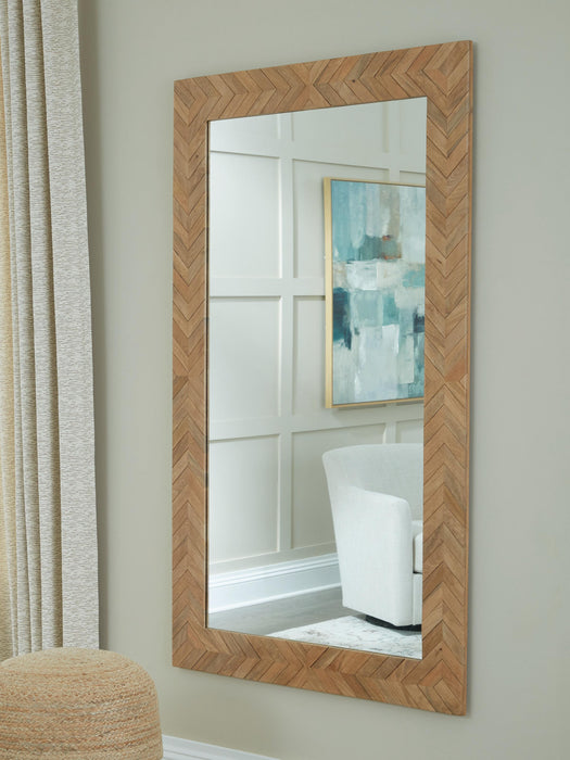 Waylane Brown Floor Mirror