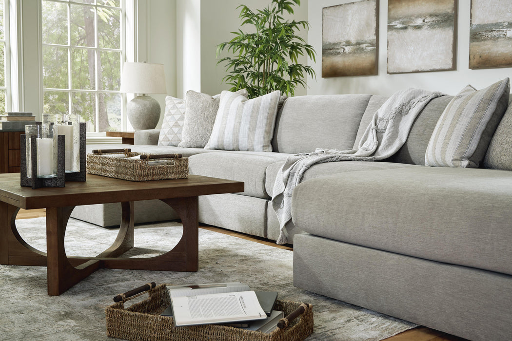 Avaliyah Ash Avaliyah 4-Piece Double Chaise Sectional