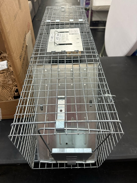 Havahart 1085 Large 1-Door Easy Set & Release Humane Live Animal Trap for Armadillos, Cats, Groundhogs, Muskrats, Nutria, Opossums, Racoons, Skunks, and Other Similar-Sized Animals - new