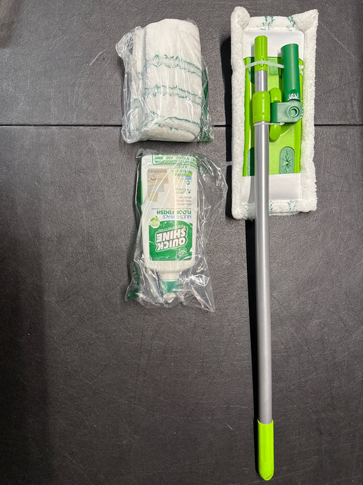 QUICK SHINE Hardwood Floor Wet and Dry Mop Kit - new