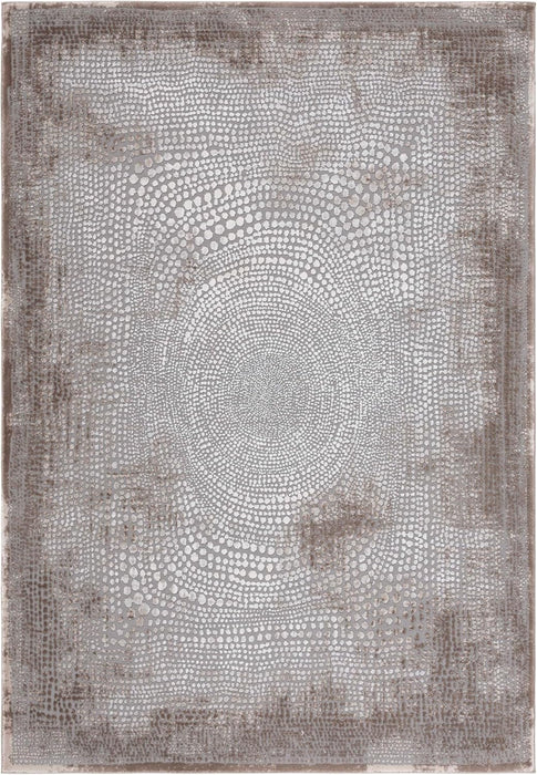 SAFAVIEH Meadow Collection Area Rug - 5'3" x 7'6", Brown/Ivory, Geometric Design, Ideal for High Traffic Areas in Living Room, Bedroom, Dining (MDW333T) - new