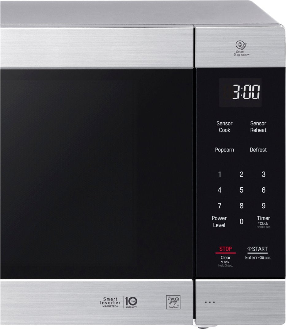 LG - NeoChef 2.0 Cu. Ft. Countertop Microwave with Sensor Cooking and EasyClean - Stainless Steel - display_model