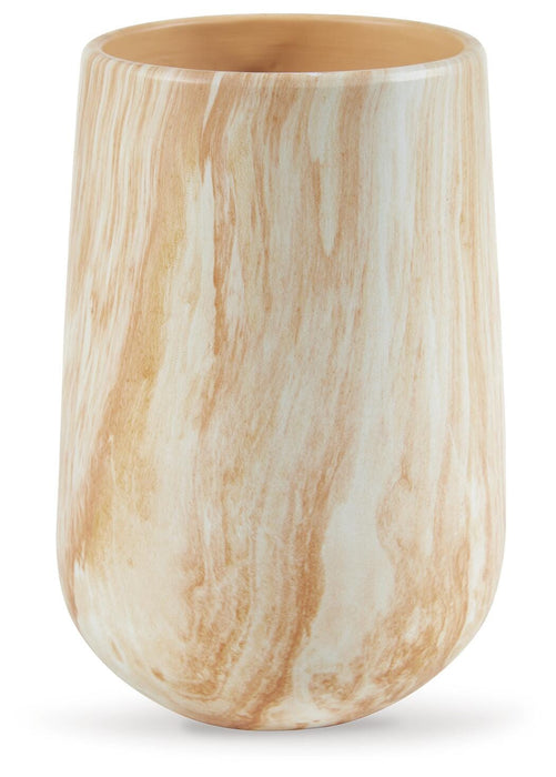 Cammen Tan/White Vase