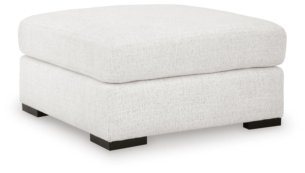 Wynncroft Manor Chalk Oversized Accent Ottoman