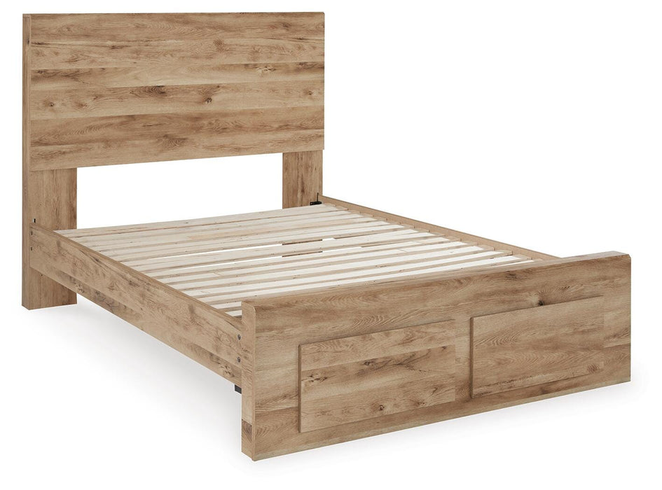Hyanna Tan Brown Hyanna Full Panel Storage Bed